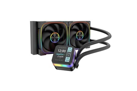 Dragos Rock 240 SİYAH Intel&AMD 240MM Led Ekranlı ARGB Sıvı Soğutucu