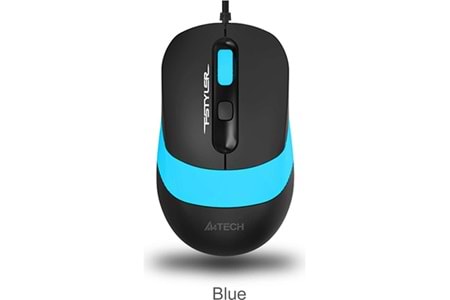A4 TECH FM10 MAVİ USB FSTYLER OPTIK 1600DPI 1,5MT KABLO MOUSE