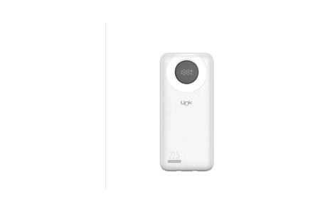 LİNKTECH P222 22.5W STRONG 20,000MAH POWERBANK LED EKRANLI TYPE-C+LİGHTNİNG SABİT KABLOLU BEYAZ