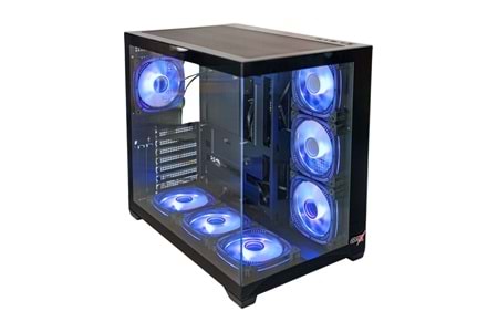 GAMX PUNCHER 7X12 RGB 600W 80 + BRONZE KUMANDALI CAM AKVARYUM KASA