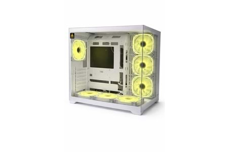 ZEİRON 7X12 RGB 600W 80 + BRONZE KUMANDALI BEYAZ CAM AKVARYUM KASA