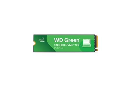 WD GREEN SN3000 500GB M.2 NVME (5000/4000MB/S) PCIE 4.0 NVME SSD DISK