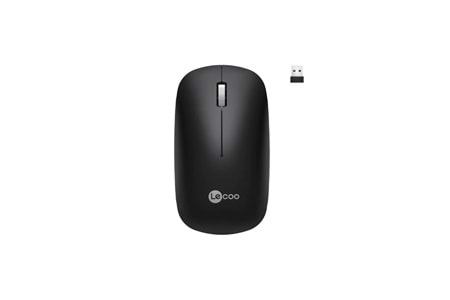 LENOVO LECOO WS214 1200DPI 3 TUŞLU KABLOSUZ MOUSE (SİYAH RENK)