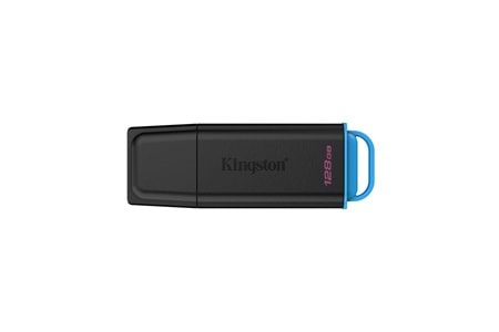 Kingston DTXG2/128GB 128GB Portable USB 3.2 Gen 1 DataTraveler Exodia Black/Blue Flash Bellek