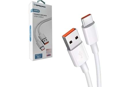 SPRANGE STFC T-Force 67W USB - TYPE-C Kablo 1Mt.