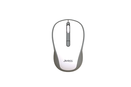 JEDEL YUMUŞAK TUŞLU BT+ 2.4GHZ USB DUAL MODE KABLOSUZ KLAVYE MOUSE SET( GRİ-BEYAZ )