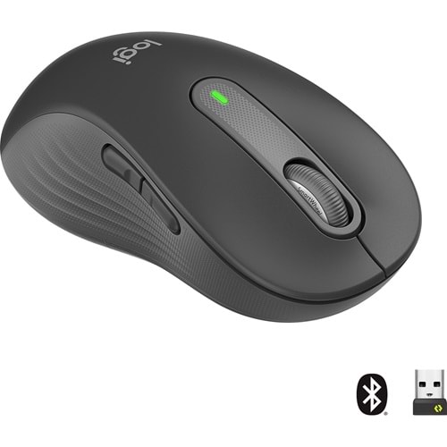 LOGITECH SIGNATURE M650 BUYUK BOY SOL EL ICIN SESSIZ KABLOSUZ MOUSE-SIYAH
