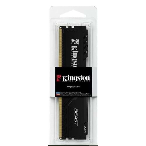 KINGSTON KF432C16BB/16 16GB DDR4 3200Mhz CL16 SOĞUTUCULU SİYAH RAM