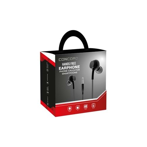 CONCORD Mikrofonlu Kulak İçi Kulaklık 3.5 Mm. C966