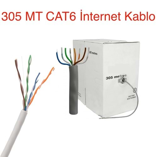 CAT6 305m Network Kablo 23 AWG/4P CONC. UTP A 527 MP-527