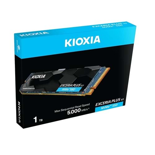 KIOXIA Exceria PLUS G3 1TB NVMe Gen4 M.2 SSD R:5000MB/s W:3900 MB/s