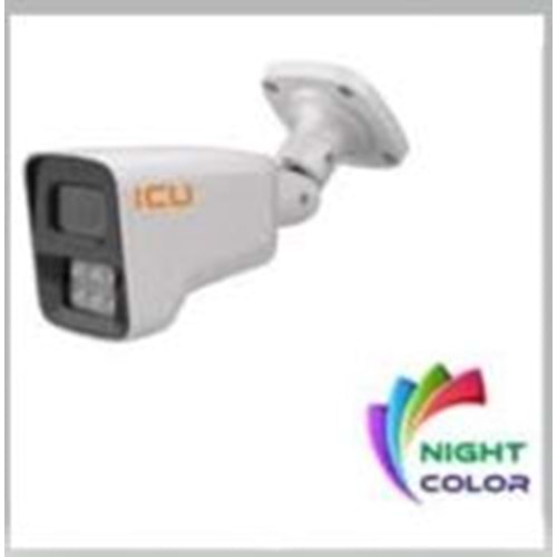IC 2406W6 HD 5MP 3.6MM GECE GÖRÜŞÜ UZUN METRE COLORVU 6 IŞIKLI BULLET GÜVENLİK KAMERASI