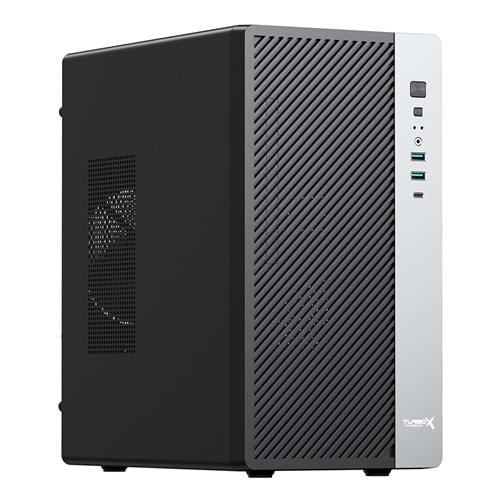 TURBOX CORE 250W PSU 1X TYPE-C + 1X USB 3.0 1X USB 2.0 KURUMSAL OFİS BİLGİSAYAR KASASI