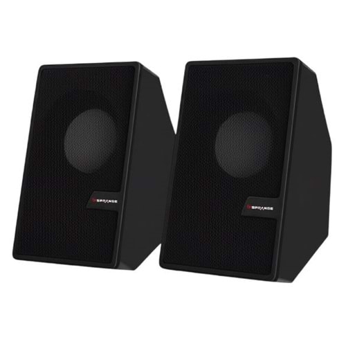 Sprange SR-PN784 2.0 3W*2 USB + 3.5mm USB 5V Hoparlör Siyah