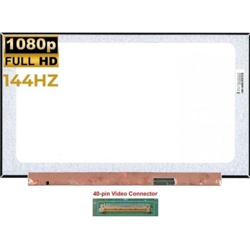 HP 16-B1006NT 16.1 '' 40 Pin 144HZ 1080P FULLHD İPS Slim Led Ekran A+ Kalite