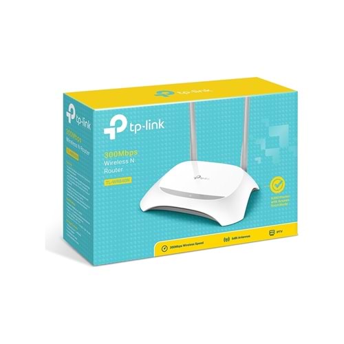 TP-LINK TL-WR840N 4 PORT 10/100MBPS 300MBPS 2 ANTEN KABLOSUZ ROUTER-ACCES POINT