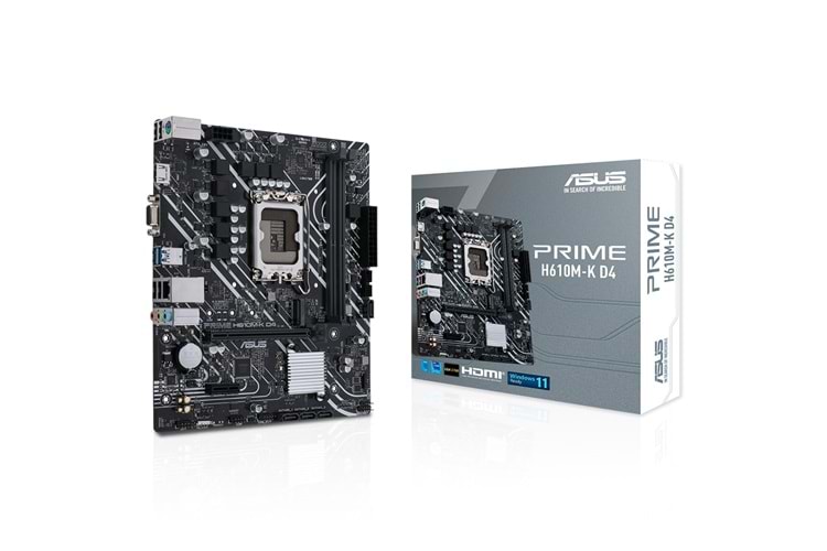 ASUS PRIME H610M-K D4 Intel H610 Soket 1700 DDR4 3200MHz M.2 Anakart