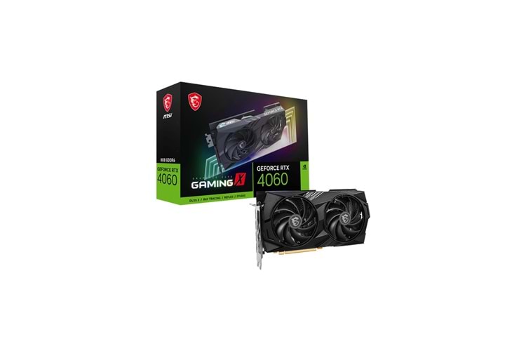 MSI GEFORCE RTX4060 8GB DDR6 128 BIT 3X DP / 1X HDMI PORT CIFT FANLI EKRAN KARTI