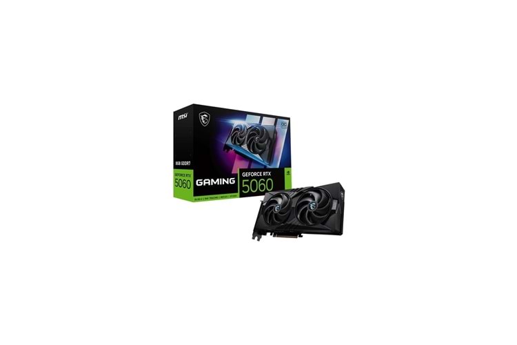 MSI GEFORCE RTX5060 8GB DDR7 128 BİT DP X 3 - HDMI X 1 ÇİFT FANLI EKRAN KARTI