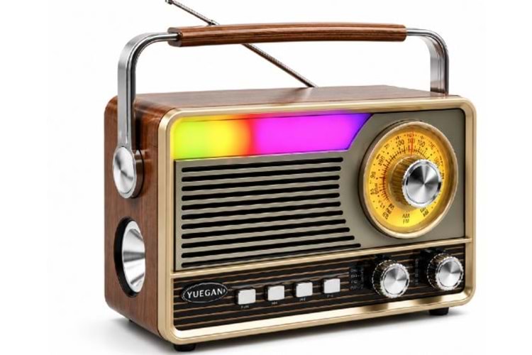 YG-7031 Nostaljik Tasarım USB & TF & Aux FM Radyo