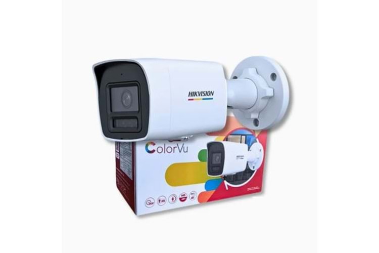 HIKVISION DS-2CD1027G2H-LIUF (DAHILI MIK) 2MP 4MM COLORVU AKILLI HIBRIT IŞIKLI BULLET IP67 METAL KAMERA (H265+)