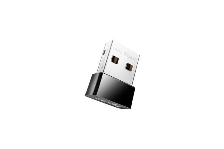 CUDY 2.4GHZ 200MBPS - 5GHZ 433MBPS USB WİFİ ALICI ADAPTÖR-WU650