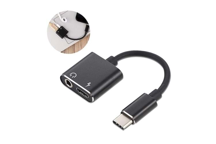 TYPE-C GİRİŞ ÇOĞALTICI(Şarj,Kulaklık)PL-8822