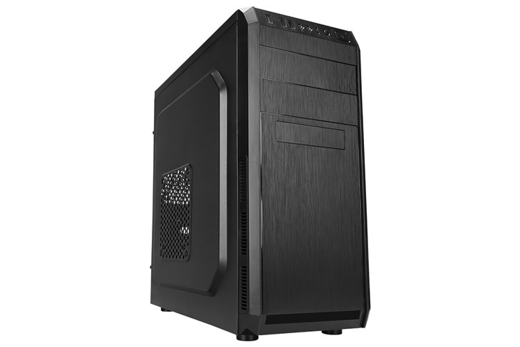 EVEREST 318B 300W PEAK SİYAH METAL PANEL ATX MİD-T BİLGİSAYAR KASASI