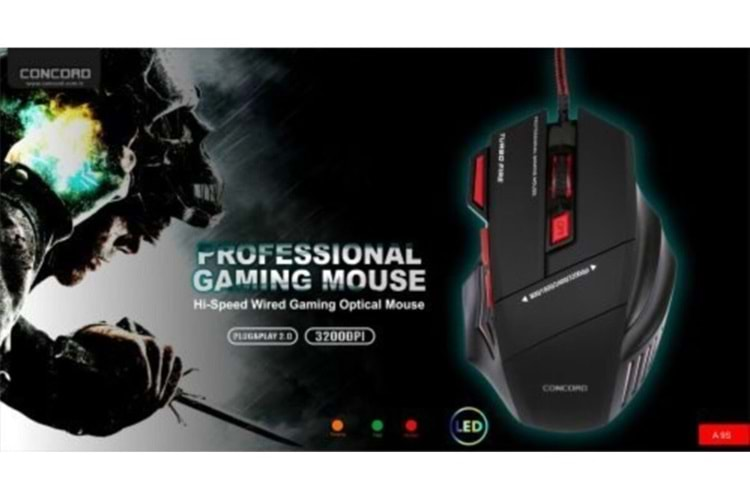 A9 3200 DPİ KUTULU OYUN MOUSE