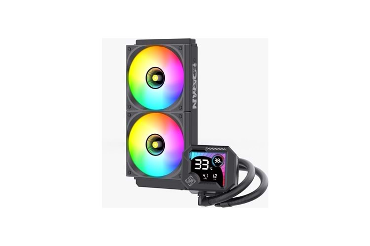 DARYUN BUZZ-V2 240MM Siyah Argb Yeni Nesil ISI Göstergeli Yüksek Performanslı Sıvı Soğutması