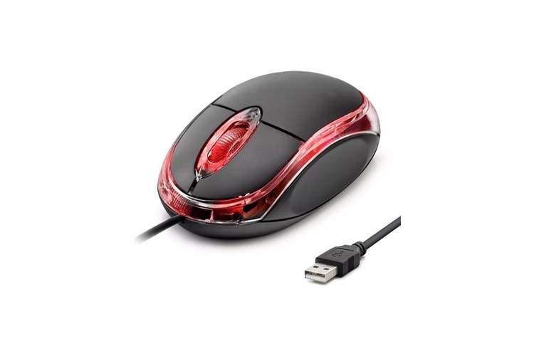CONCORD USB KABLOLU MİNİ IŞIKLI MOUSE CONCORD C-3