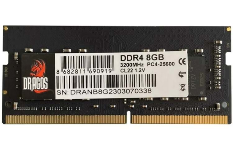 DRAGOS EdgeHorizon M 8GB DDR4 3200Mhz NB Ram
