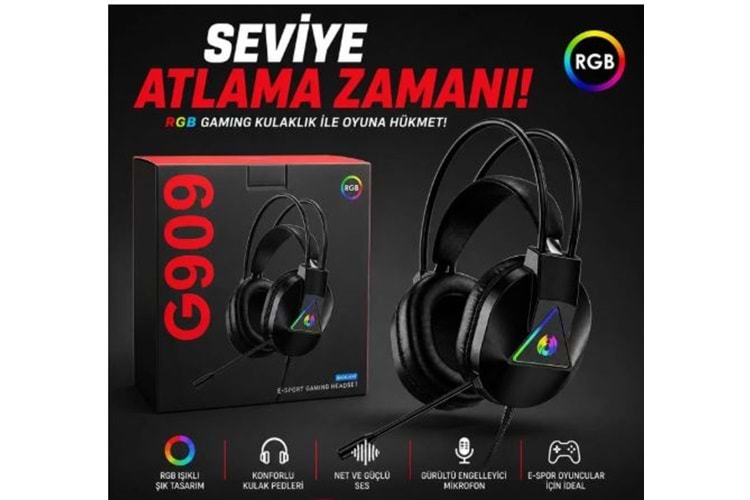 TRİO USB 7.1 RGB OYUNCU KULAKLIĞI TRG909