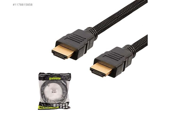 1.5M ÖRGÜLÜ HDMI KABLO GAB-HDMI015