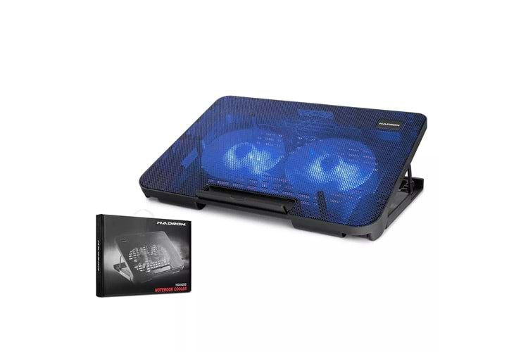 NOTEBOOK SOĞUTUCU LEDLİ 2 FANLI YÜKSEKLİK KADEMELİ HD4252