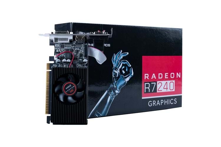 Turbox R7 240 Amd 4GB DDR3 128Bit VGA/ DVI / HDMI EKRAN KARTI