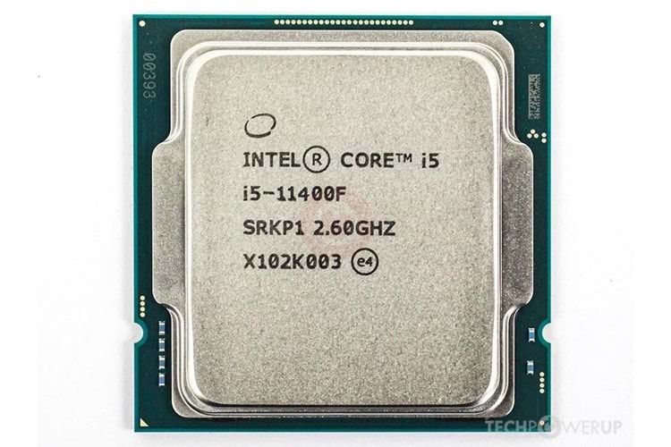 INTEL i5-11400F 2.60GHZ 12Mb 6 CEKIRDEK 1200P ( VGA YOK EKRAN KARTI ALINMALIDIR) TRAY-FANSIZ ISLEMCI