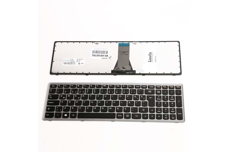 Lenovo Ideapad Z500 P500 Z500A Z500G P500 P500A GRİ ÇERÇEVELİ NOTEBOOK KLAVYE