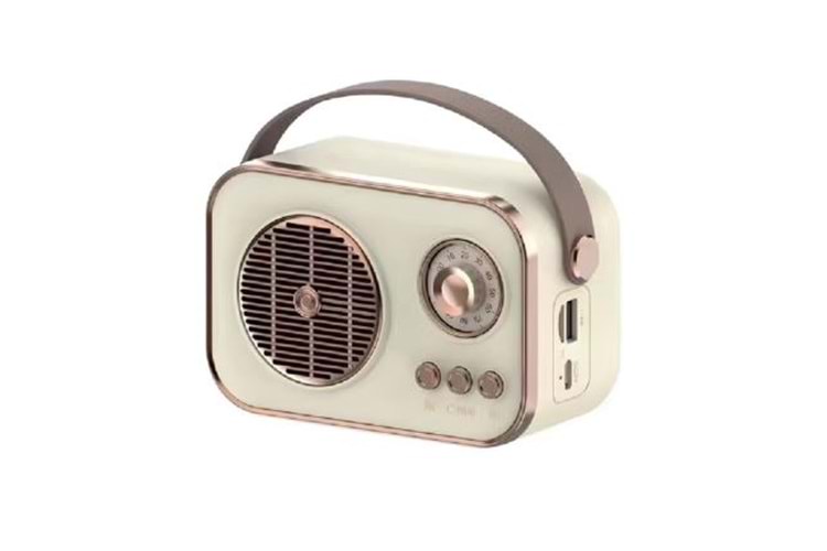 M4 USB/TF Bluetooth Hoparlör Bej M4