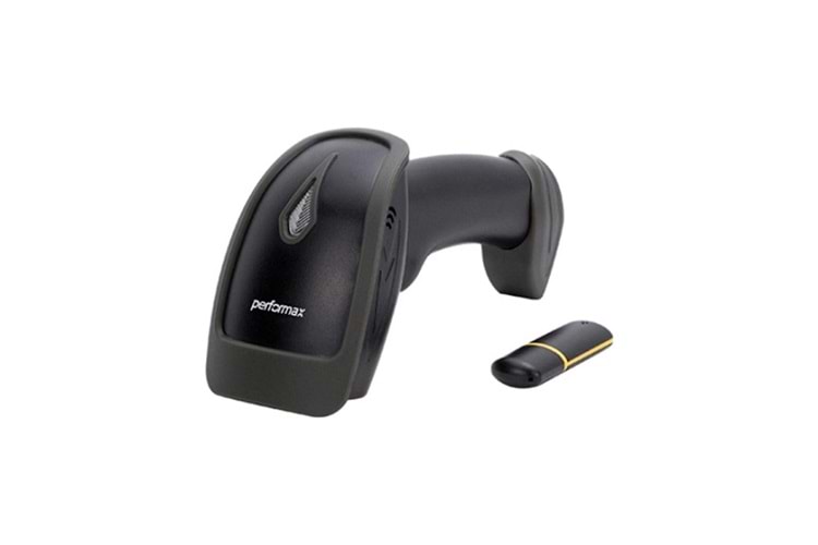 PERFORMAX PR-50 1D Lazer Kablosuz USB Dongle Barkod Okuyucu.