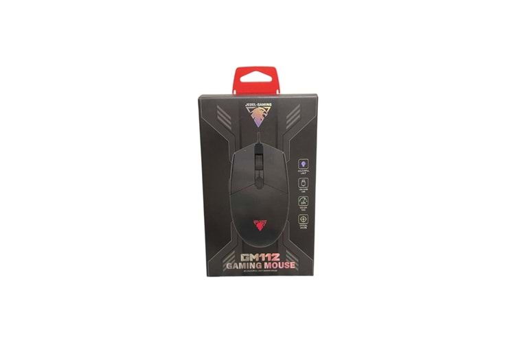 JEDEL GM112 IŞIKLI OYUNCU MOUSE 4 BUTON 1.5M