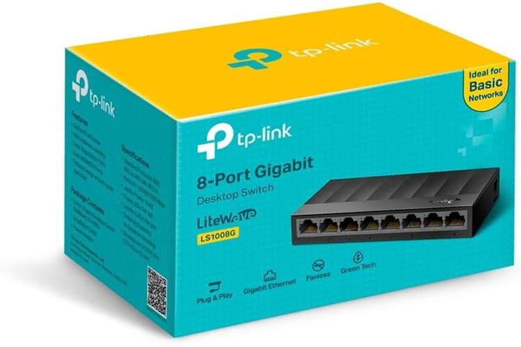 TP-LINK TL-SG1005D 5 PORT 10/100/1000 MBPS SWITCH