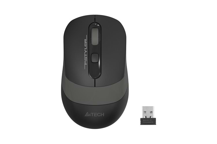 A4 TECH FG10 GRİ KABLOSUZ OPTİK MOUSE 2000DPI 4BUTON 2.4GHZ