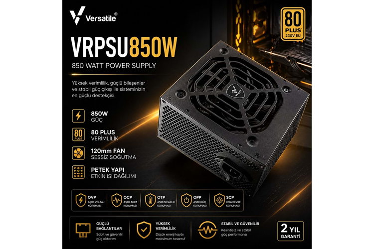 VERSATILE 850W 80+VRPSU850W POWER SUPPLY