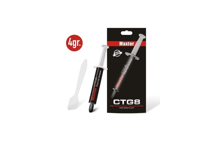 MAXTOR CTG8D 4 GR ŞIRINGA TERMAL MACUN ( 12.8 W/MK )