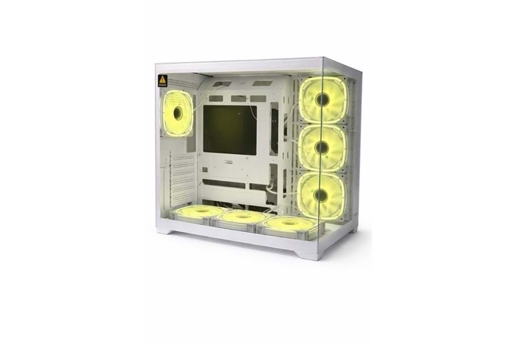 ZEİRON 7X12 RGB 600W 80 + BRONZE KUMANDALI BEYAZ CAM AKVARYUM KASA