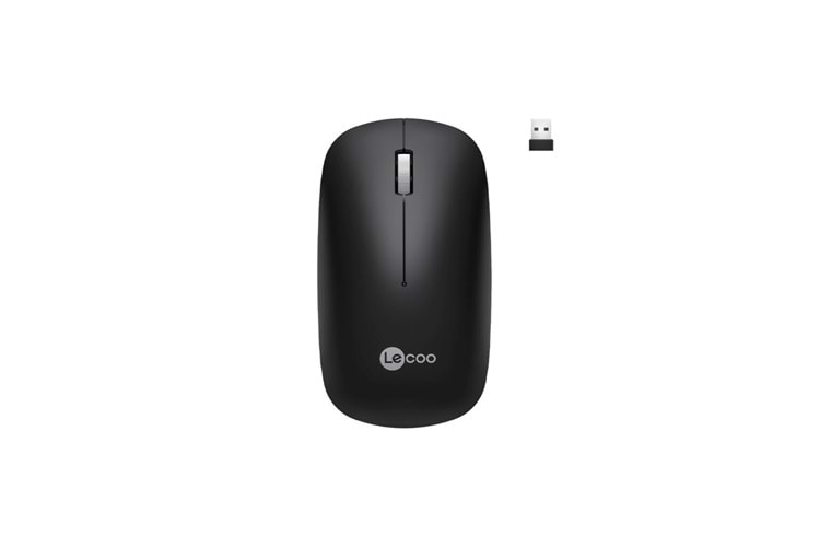 LENOVO LECOO WS214 1200DPI 3 TUŞLU KABLOSUZ MOUSE (SİYAH RENK)