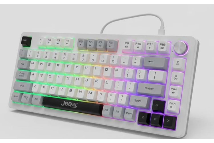 JEDEL K512 TYPE-C KABLOLU 3 RGB IŞIKLI KEYCAPS KLAVYE