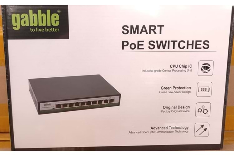 GAB-P42GS 10/100/1000M 4 PORT POE + 2xSFP 72W