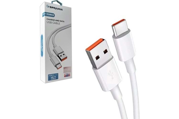 SPRANGE STFC T-Force 67W USB - TYPE-C Kablo 1Mt.